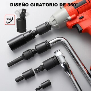 Foto 5 | Foto 5 | 3 Nudos De Impacto Flexibles Belug 3/8 Y 1/2 Y 1/4 Para Matra Negro