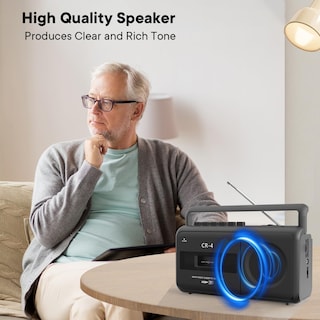 Foto 3 | Foto 3 | Grabadora Con Reproductor De Casetes Kuephom Portable Boombox - Venta Internacional.