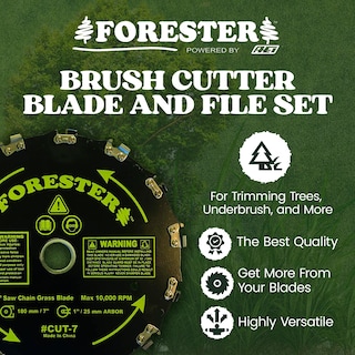 Foto 2 | Foto 2 | Cuchillas Desbrozadoras Forester De 20 Dientes Y 9 Circulares Con Juego De Limas - Venta Internacional.