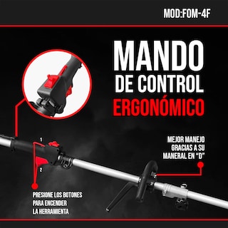 Foto 4 | Foto 4 | Desbrozadora Foreman FOM-4F Multifunción 4 en 1 52CC 3HP