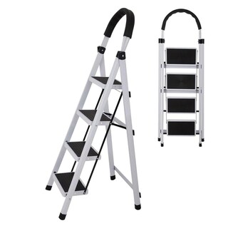 Foto 1 | Foto 1 | Escalera Plegable Tipo Tijera De 4 Peldaños Antiderrapante