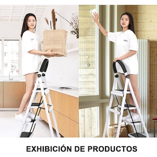 Foto 2 | Foto 2 | Escalera Plegable Tipo Tijera De 4 Peldaños Antiderrapante