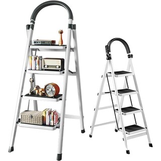 Foto 5 | Foto 5 | Escalera Plegable Tipo Tijera De 4 Peldaños Antiderrapante