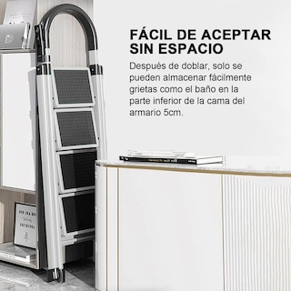 Foto 8 | Foto 8 | Escalera Plegable Tipo Tijera De 4 Peldaños Antiderrapante