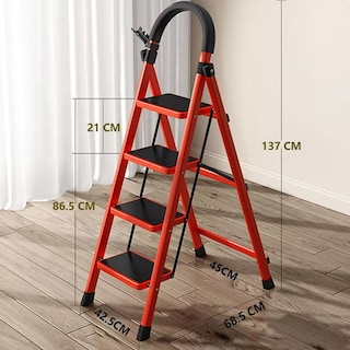 Foto 5 | Foto 5 | Escalera Plegable Tipo Tijera De 4 Peldaños Antiderrapante