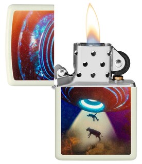 Foto 3 | Foto 3 | Encendedor De Bolsillo Zippo Ufo Design Que Brilla En La Oscuridad - Venta Internacional.