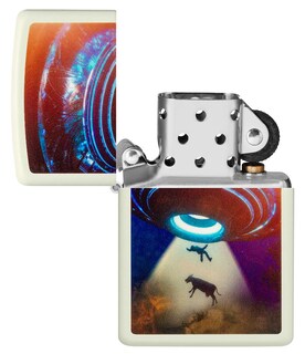 Foto 4 | Foto 4 | Encendedor De Bolsillo Zippo Ufo Design Que Brilla En La Oscuridad - Venta Internacional.