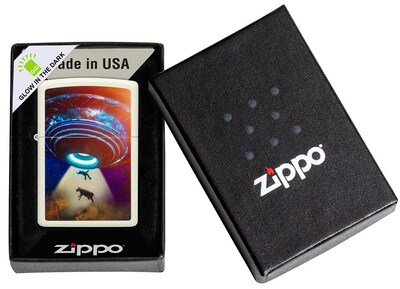 Foto 6 | Foto 6 | Encendedor De Bolsillo Zippo Ufo Design Que Brilla En La Oscuridad - Venta Internacional.