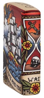 Foto 7 | Foto 7 | Mechero De Bolsillo Zippo 540 Con Diseño De Tatuaje Náutico - Venta Internacional.