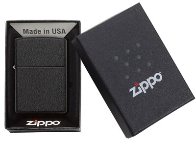 Foto 6 | Foto 6 | Mechero De Bolsillo Zippo Black Crackle A Prueba De Viento Fabricado En Ee. Uu. - Venta Internacional.