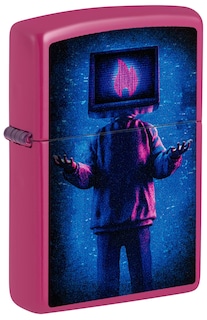 Foto 1 | Foto 1 | Mechero De Bolsillo Zippo Flame Tv Man Design Frequency - Venta Internacional