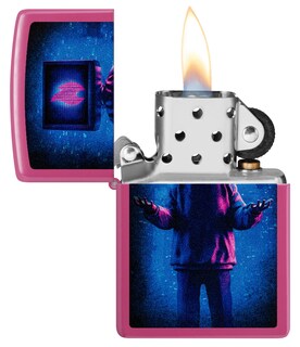 Foto 3 | Foto 3 | Mechero De Bolsillo Zippo Flame Tv Man Design Frequency - Venta Internacional