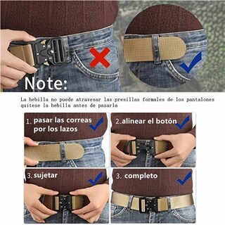 Foto 3 | Foto 3 | Cinturón Petukita Box color Marrón Estilo Táctico de Engranaje