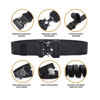 Foto 3 | Foto 3 | Cinturón Táctico con Bolsa y Gancho Eo Safe Imports Esi-6224 Negro