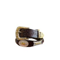 Cinturón Vaquero El Chiqueado Herrajes Plateados