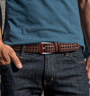 Foto 4 | Foto 4 | Cinturón Bulliant de Piel Trenzada Unisex - Venta Internacional