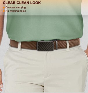 Foto 7 | Foto 7 | Cinturón Bulliant Slide Con Trinquete Para Hombre, Color Marrón Claro, De 107 A 122 Cm De Cintura - Venta Internacional.