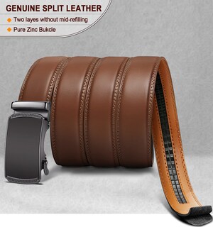 Foto 3 | Foto 3 | Cinturón Bulliant Slide Trinquete Para Hombre, Vestido, Pantalón, Camisa Oxford - Venta Internacional.