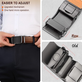 Foto 5 | Foto 5 | Cinturón Bulliant Slide Trinquete Para Hombre, Vestido, Pantalón, Camisa Oxford - Venta Internacional.