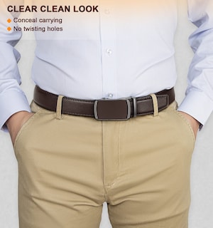 Foto 7 | Foto 7 | Cinturón Bulliant Slide Trinquete Para Hombre, Vestido, Pantalón, Camisa Oxford - Venta Internacional.