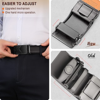 Foto 5 | Foto 5 | Cinturón Bulliant Slide Trinquete Para Hombre, Vestido, Pantalón, Camisa Oxford - Venta Internacional.