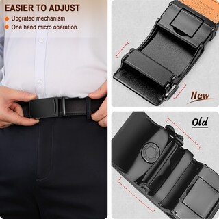 Foto 5 | Foto 5 | Cinturón Bulliant Slide Trinquete Para Hombre, Vestido, Pantalón, Camisa Oxford - Venta Internacional.