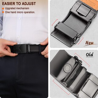 Foto 5 | Foto 5 | Cinturón Bulliant Slide Trinquete Para Hombre, Vestido, Pantalón, Camisa Oxford - Venta Internacional.