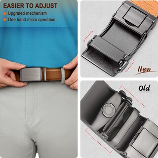Foto 5 | Foto 5 | Cinturón Bulliant Slide Trinquete Para Hombre, Vestido, Pantalón, Camisa Oxford - Venta Internacional.