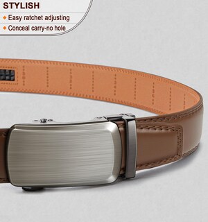 Foto 2 | Foto 2 | Cinturón Bulliant Slide Para Hombre, Color Marrón Claro, De 112 A 132 Cm De Cintura - Venta Internacional.
