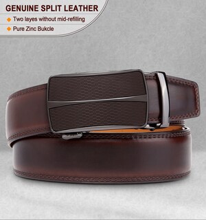 Foto 3 | Foto 3 | Cinturón Bulliant Slide Trinquete Para Hombre, Vestido, Pantalón, Camisa Oxford - Venta Internacional.