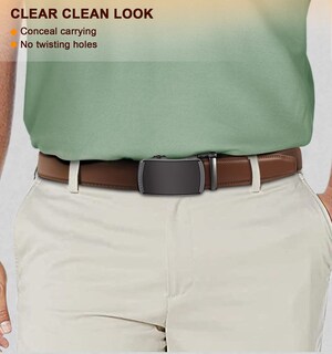 Foto 7 | Foto 7 | Cinturón Bulliant Slide Trinquete Para Hombre, Vestido, Pantalón, Camisa Oxford - Venta Internacional.