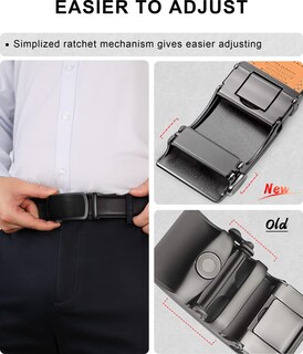 Foto 5 | Foto 5 | Cinturón Bulliant Slide Trinquete Para Hombre, Vestido, Pantalón, Camisa Oxford - Venta Internacional.