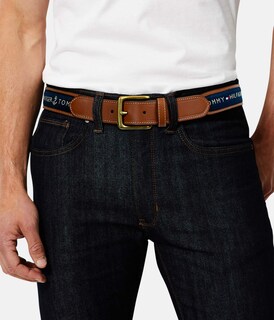 Foto 5 | Foto 5 | Cinturón Tommy Hilfiger Azul para Hombre-Venta Internacional