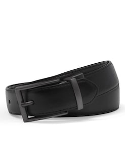 Foto 2 | Foto 2 | Cinturón Steve Madden Vestido Casual De Cuero Negro/marrón Para Hombre - Venta Internacional.