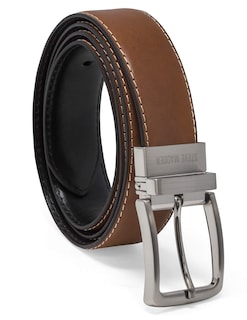 Foto 1 | Foto 1 | Cinturón Steve Madden de Cuero Coñac/negro para Hombre - Venta Internacional