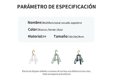 Foto 2 | Foto 2 | Set Xtellar 5 Ganchos Exhibidor Para Sandalias Y Pantuflas
