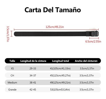Foto 3 | Foto 3 | 2pzs Cinturones Belug Táctico Militar Ajustable Moda Calidad Cinto Negro+azul