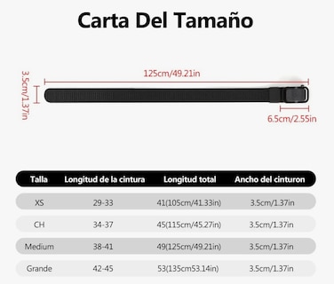 Foto 4 | Foto 4 | Set 2 Cinturón Ajustable De Moda Para Hombre 125cm