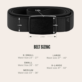 Foto 6 | Foto 6 | Cinturón Belt Groove Life Groove, Perfil Bajo, Negro, Talla X-small - Venta Internacional.