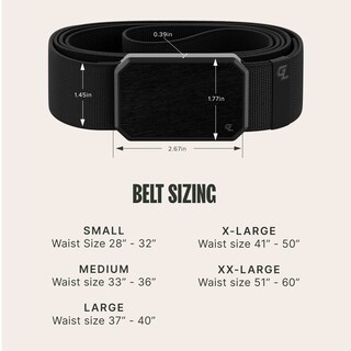 Foto 6 | Foto 6 | Cinturón Belt Groove Life Groove De Nailon Elástico Negro/negro Para Hombre - Venta Internacional.