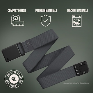 Foto 2 | Foto 2 | Cinturón Belt Groove Life Groove Ultra Deep Stone/black Para Hombre - Venta Internacional.