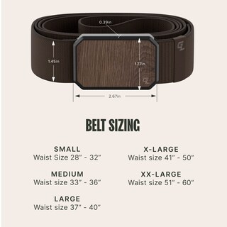 Foto 6 | Foto 6 | Cinturón Belt Groove Life Groove Para Hombre, Tamaño Pequeño, Color Nogal Y Marrón - Venta Internacional.