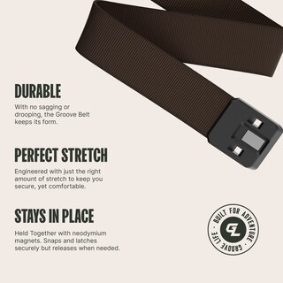 Foto 3 | Foto 3 | Cinturón Belt Groove Life Groove Para Hombre, Talla Xl, Color Nogal Y Marrón - Venta Internacional.
