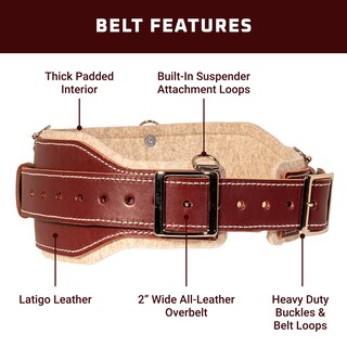 Foto 3 | Foto 3 | Sistema De Cinturón Comfort Occidental Leather Stronghold Oxyred - Venta Internacional.