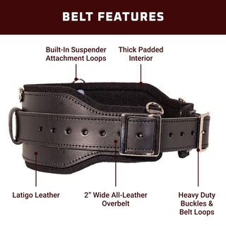 Foto 3 | Foto 3 | Sistema De Cinturón Comfort Occidental Leather Stronghold Xxl Negro - Venta Internacional.