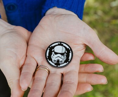 Foto 4 | Foto 4 | Alfiler Esmaltado Star Wars Storm Trooper Imperial Para Fans - Venta Internacional.