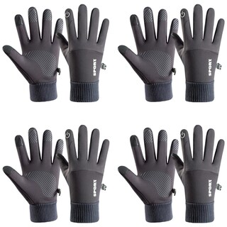 Foto 2 | Foto 2 | Guantes de Vellón Térmicos AeroX Mxgix-004 4 Pares Grises