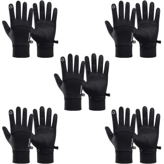Foto 2 | Foto 2 | Guantes Acolchados De Vellón Aerox Mxgiw-015 5 Pares Negro