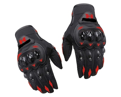 Foto 1 | Foto 1 | Guantes de Motociclista Bluelander Negros Hanylish Antideslizantes y Cómodos