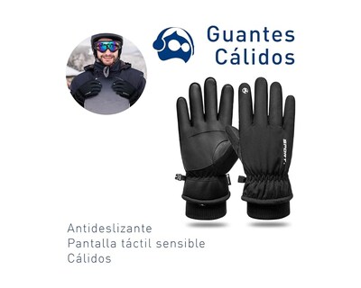 Foto 2 | Foto 2 | Guantes Bluelander Negros Unisex